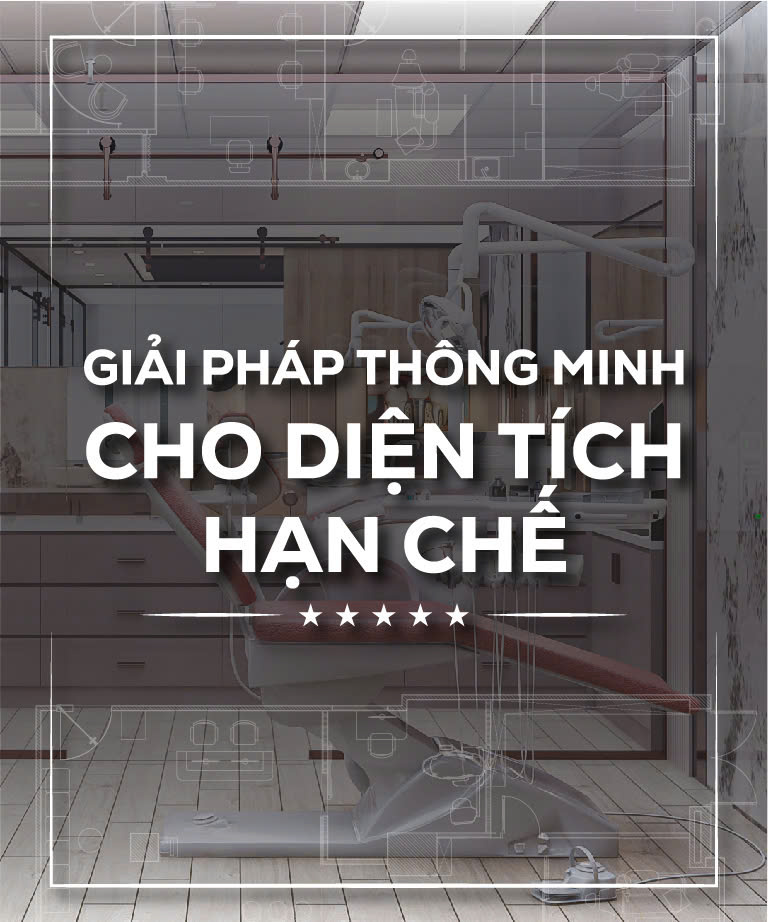 Thiết kế nha khoa diện tích khiêm tốn