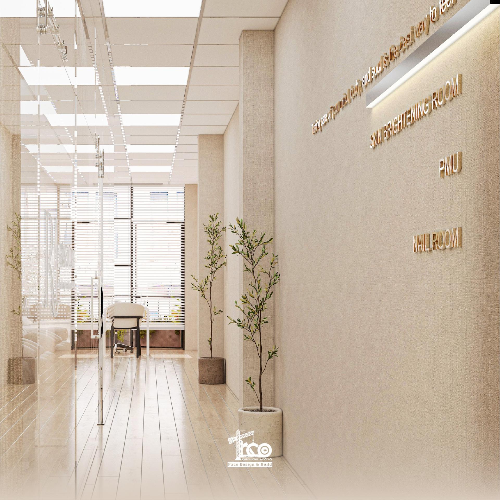Spa tràn ngập ánh sáng tự nhiên Spa tràn ngập ánh sáng tự nhiên