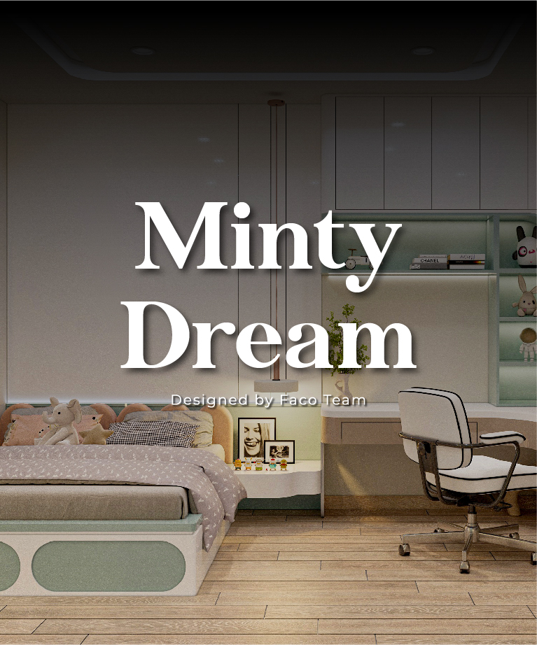 Minty Dream - Phòng ngủ ngọt ngào cho bé