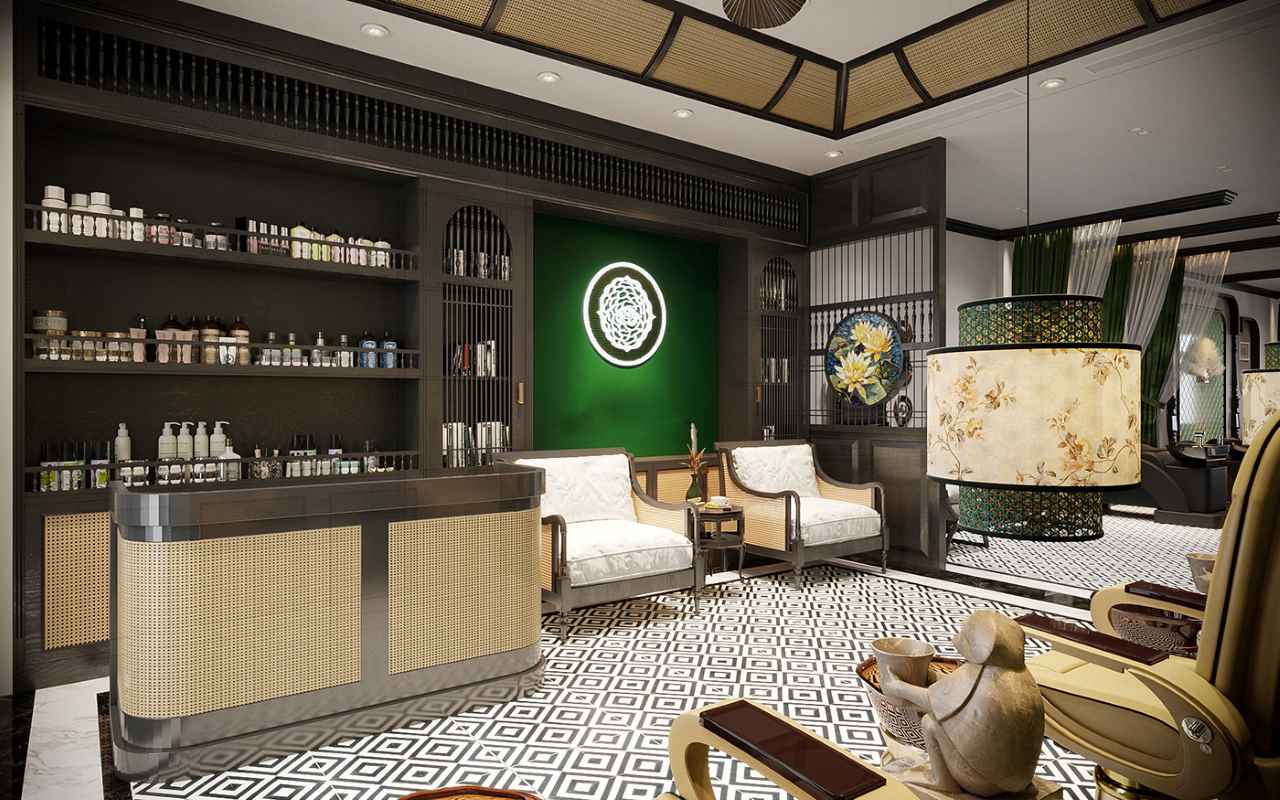 Spa Indochine được thiết kế mở Spa Indochine được thiết kế mở