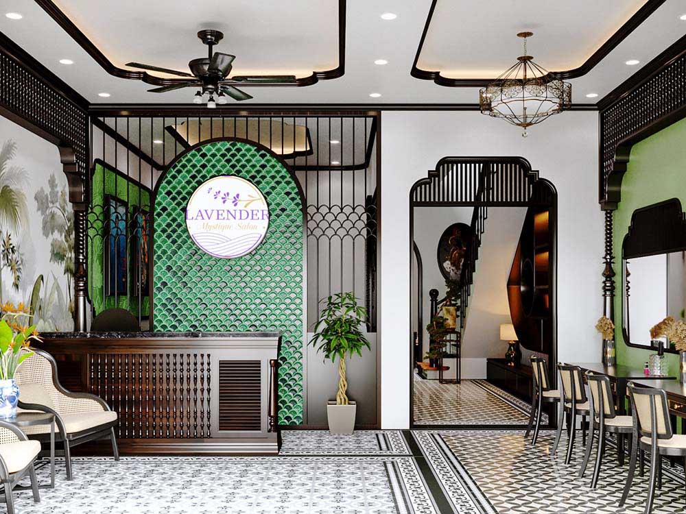 Thiết kế spa phong cách Indochine Thiết kế spa phong cách Indochine