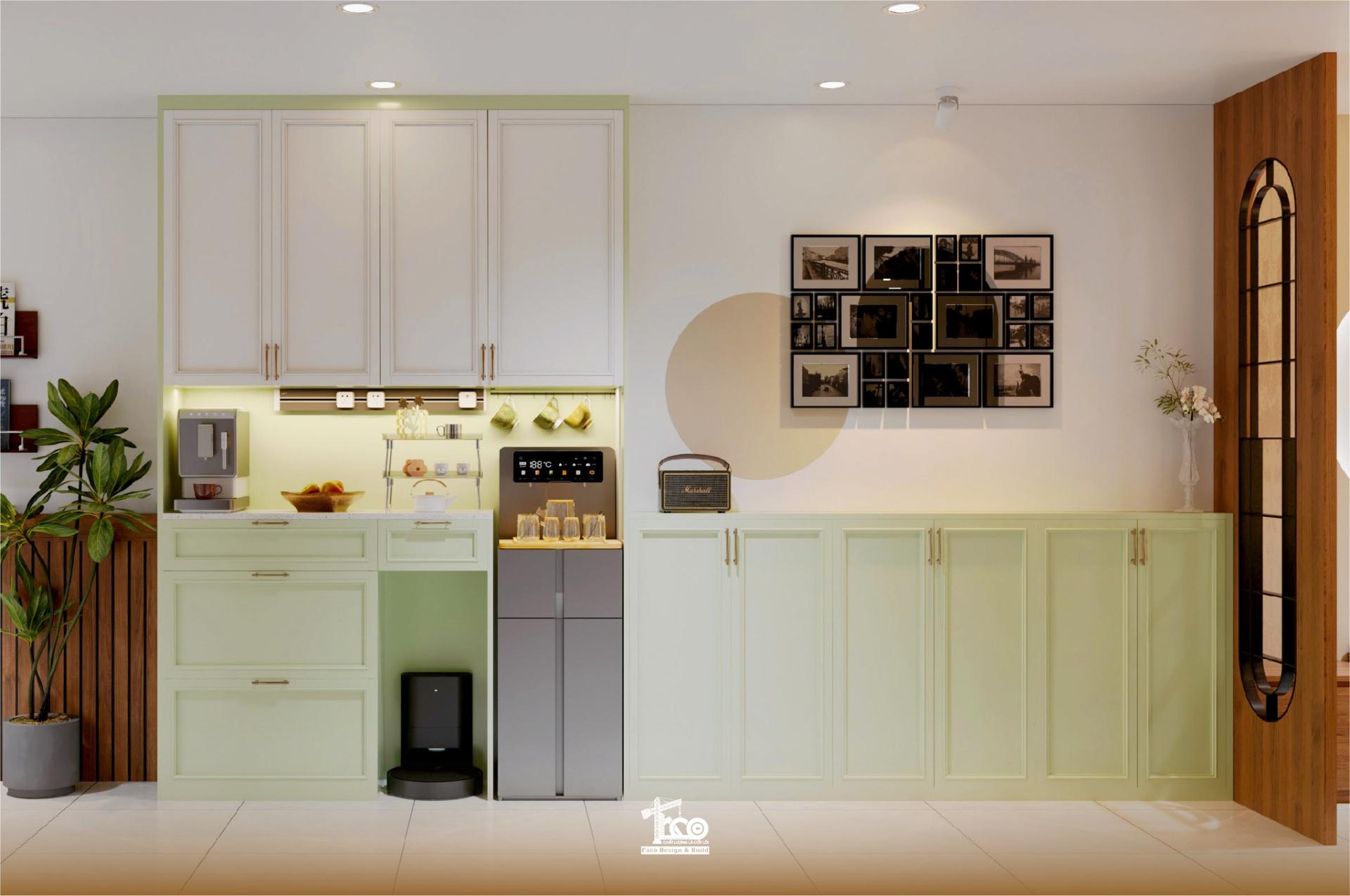 Hệ lưu trữ "đáng gờm" của bếp DG Shophouse Hệ lưu trữ "đáng gờm" của bếp DG Shophouse