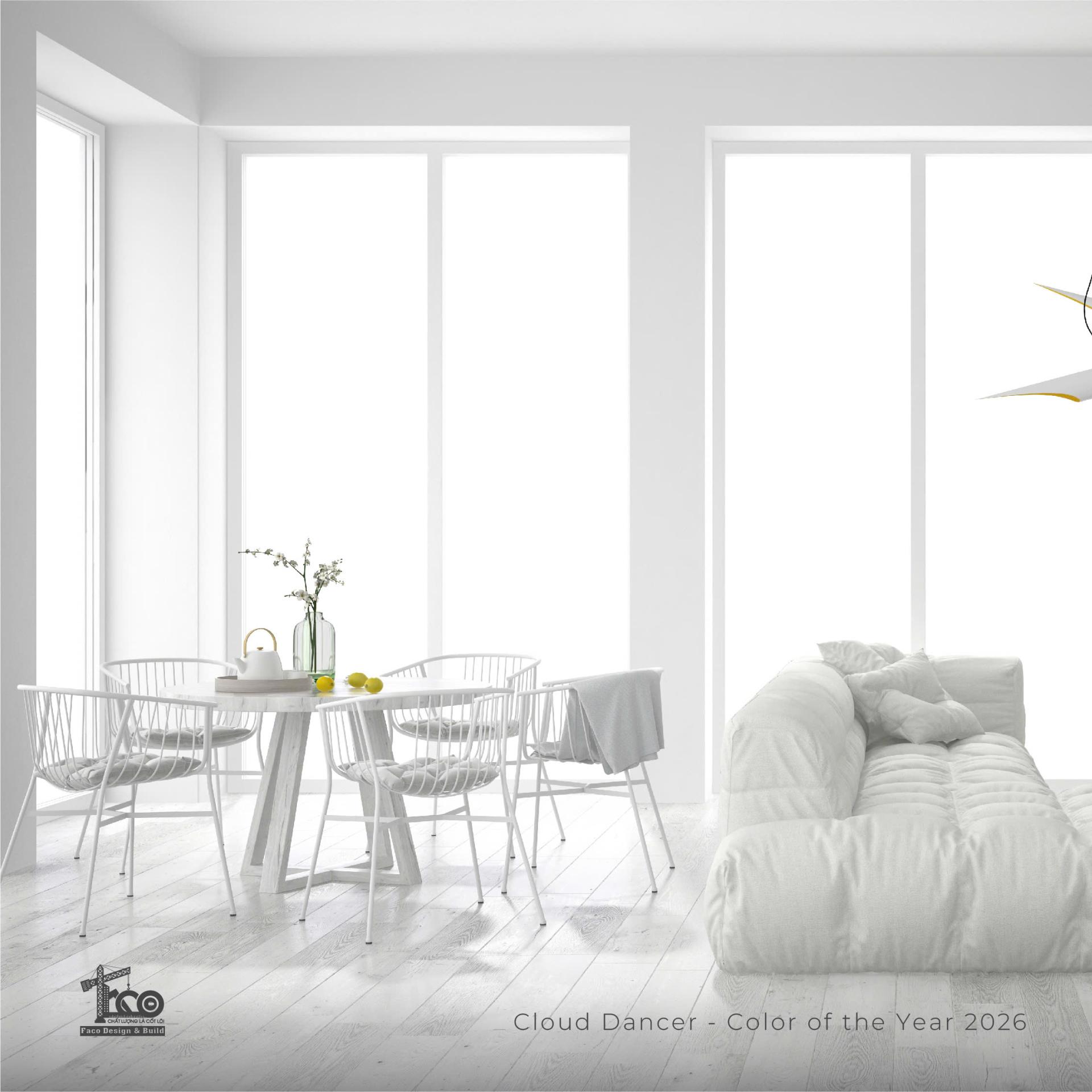 Vũ Điệu Tĩnh Lặng Của Cloud Dancer - Màu Của Năm 2026